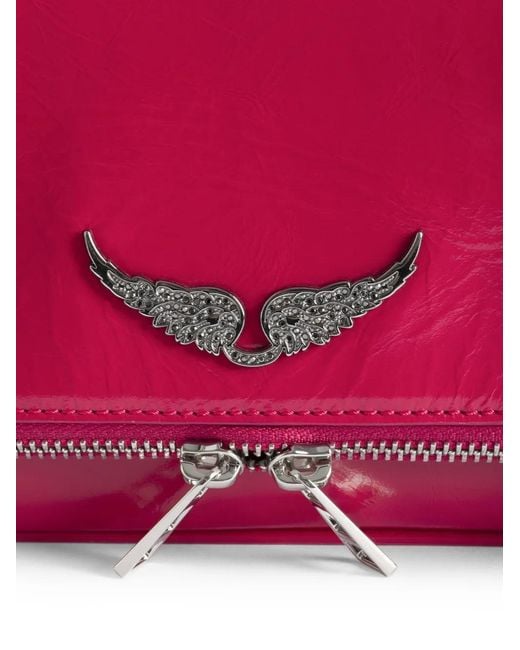 Zadig & Voltaire Purple Rock Vintage Patent