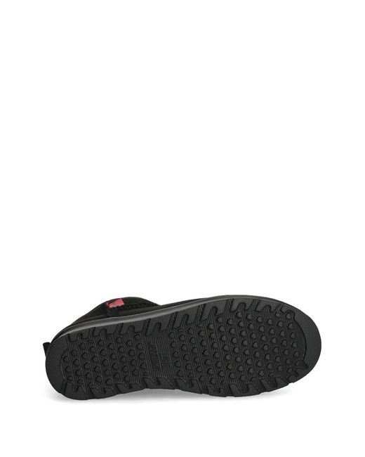 Love Moschino Black Logo-Patch Boots