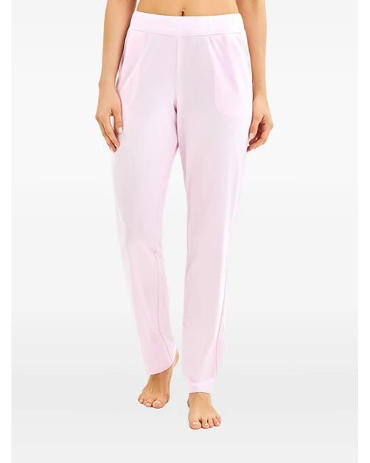 Pantalones con cinturilla elástica Rochas de color Pink
