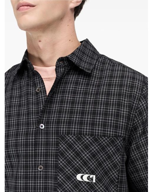 CIARAN Blue Cc1 Grid Check Shirt