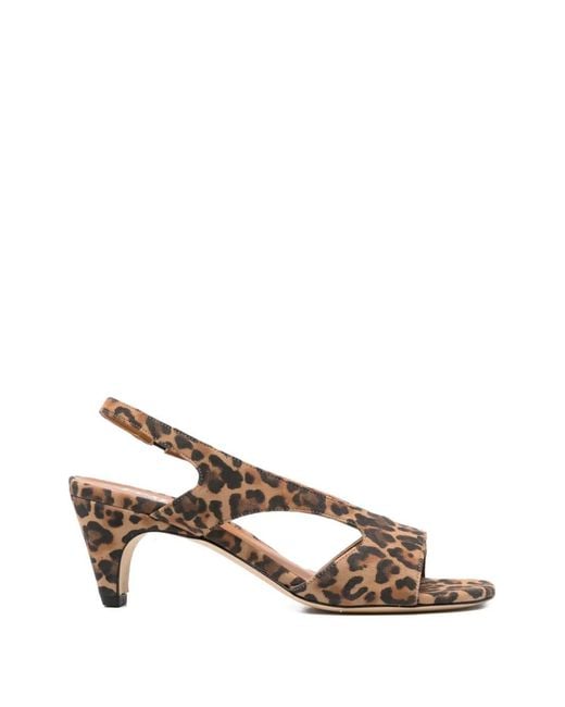 Evaluna Multicolor Sandales À Imprimé Animalier