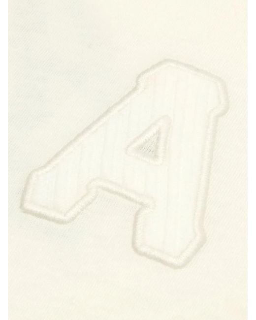 Aape By A Bathing Ape White Appliqué-Embellished T-Shirt for men