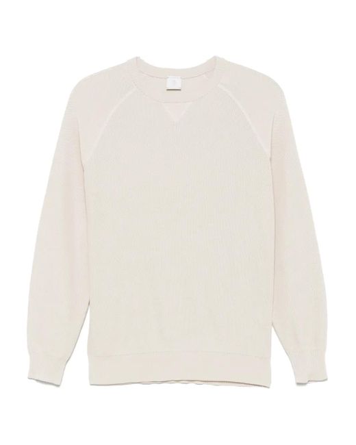 メンズ Eleventy コットン プルオーバー White