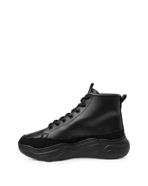 Phileo Black Essentielle Mid Al Sneakers for men