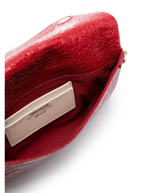 Bolso de mano Goossens Rock con relieve Zadig & Voltaire de color Red