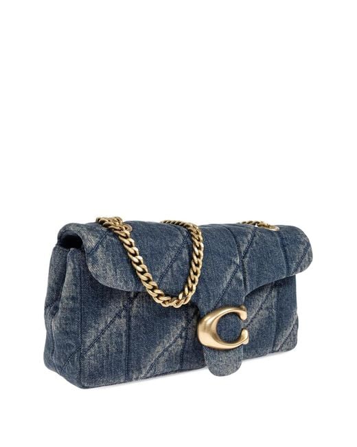 COACH Blue 26 Tabby Chain-Strap Shoulder Bag