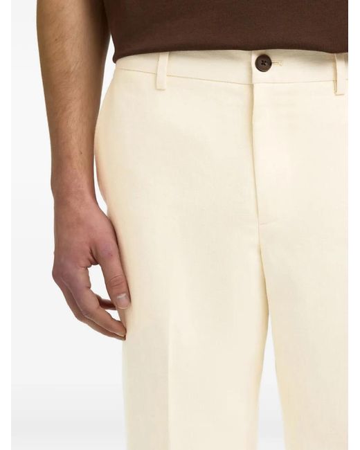 SELECTED White Rafa Pleated Trousers for men