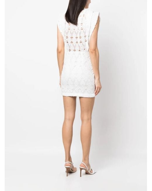 IRO White Wrap-Design Dress