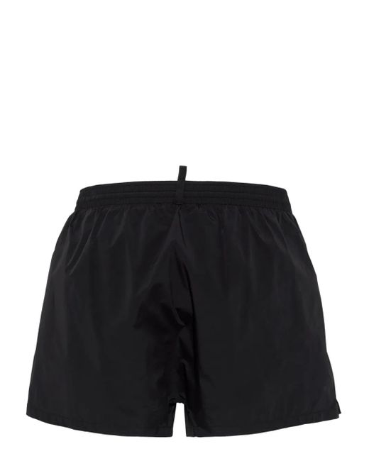 Bañador Con Logo Estampado DSquared² de hombre de color Black
