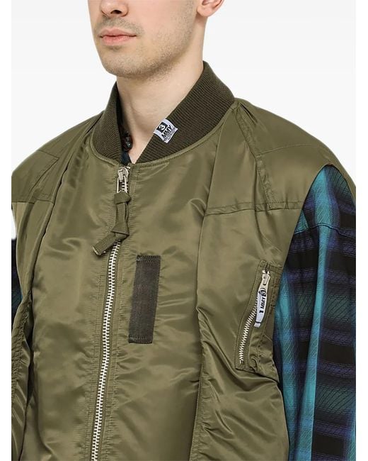 Maison Mihara Yasuhiro Green Zip-Up Gilet for men