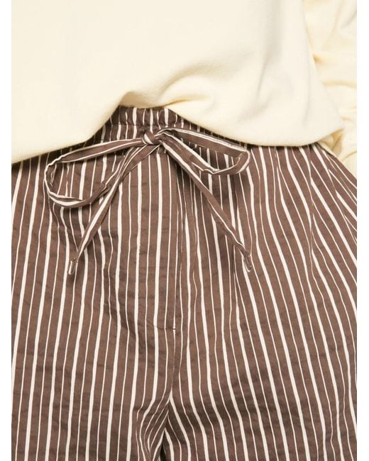 ViCOLO Gray Stripe Drawstring Trousers