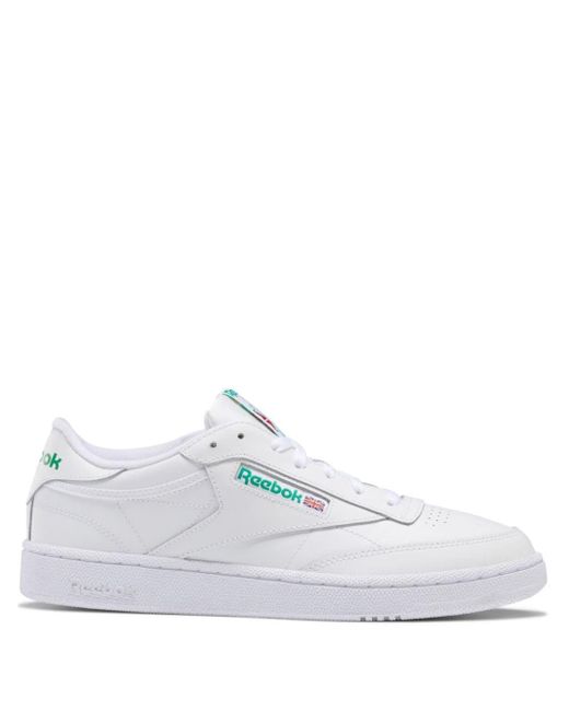 Reebok White Club C 85 Lace-up Sneakers for men