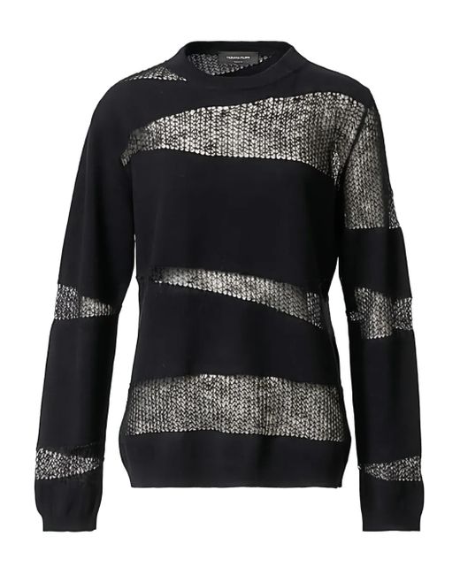 Fabiana Filippi Black Long-Sleeves Sweater