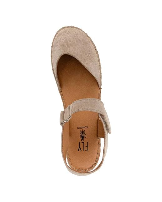 Fly London Natural Touch-Strap Braided-Sole Espadrilles