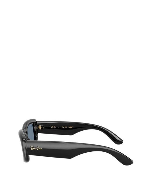 Ray-Ban Blue Rectangle-Frame Sunglasses