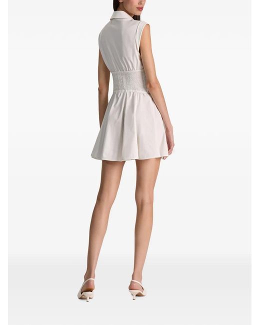 Alice + Olivia White Robe Courte Kim