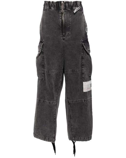 Maison Mihara Yasuhiro Black Amateur Sewn Military Trousers for men