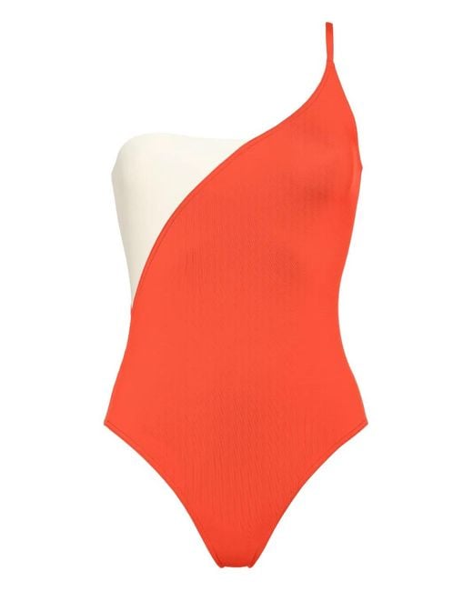 Eres Red Tandem One-Piece Swimsuit