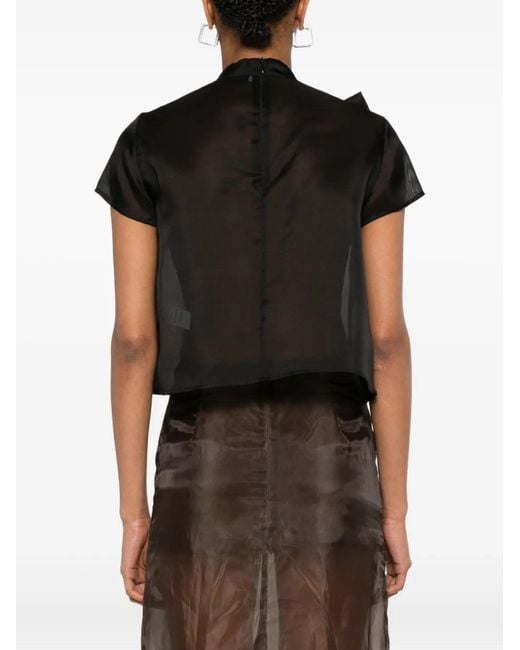 Blusa Con Lazo Viktor & Rolf de color Black