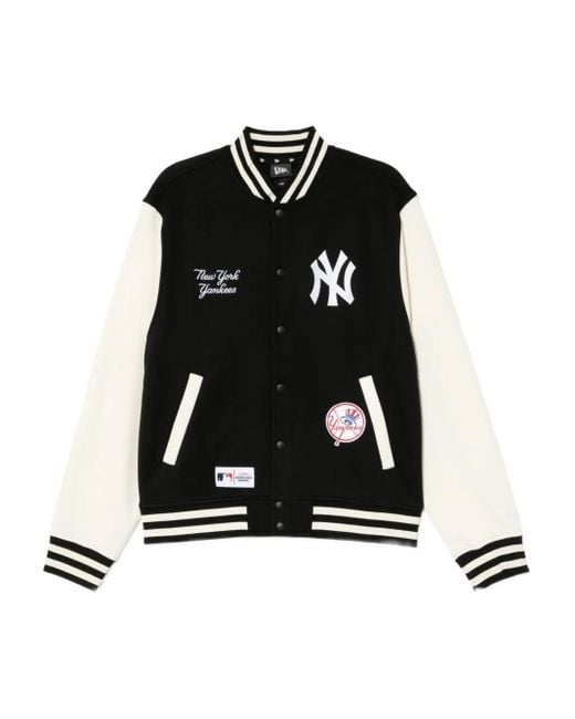 KTZ Black Logo-Embroidered Bomber Jacket for men