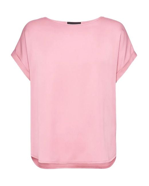 Elena Miro Pink Short-Sleeve Top