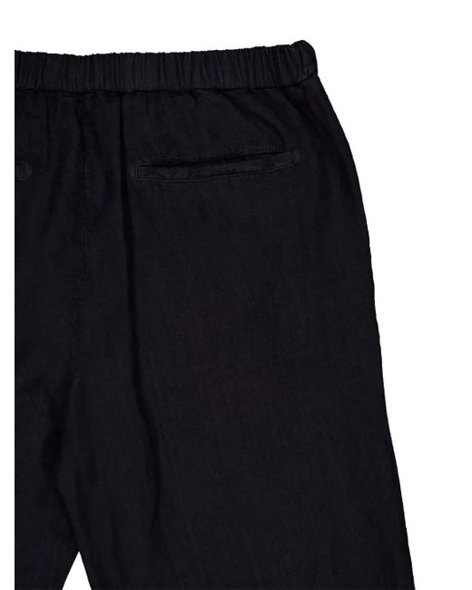 Boglioli Blue Linen Tailored Trousers for men