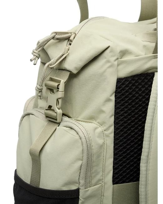 Vans Gray Wilder Logo-Patch Panelled Backpack