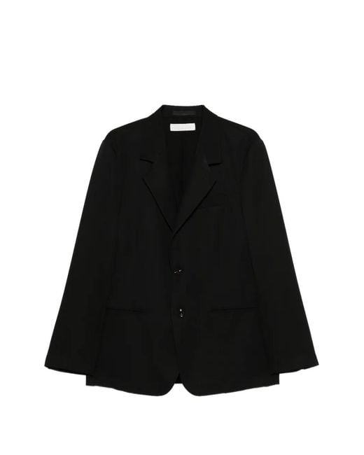 Our Legacy Black Unconstructed Ceremony Blazer for men