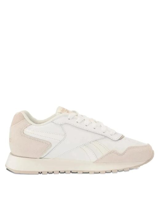 Reebok White Glide Leather Sneakers for men