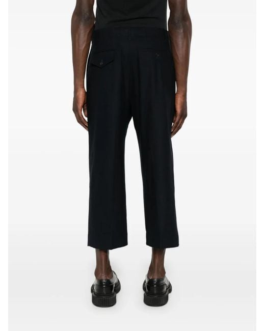 Setchu Black Cropped Trousers