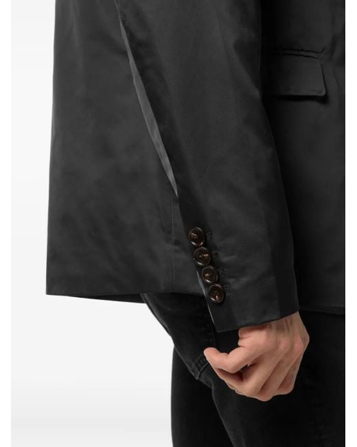 Philipp Plein Black Blazer Hoodie Gigolo Fit for men
