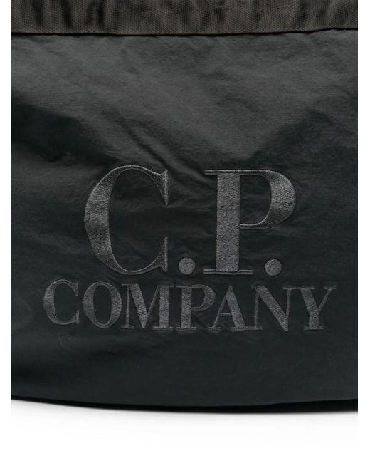 C P Company Schoudertas Met Geborduurd Logo in het Black voor heren