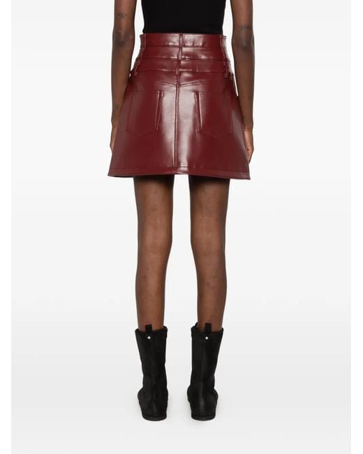 Viktor & Rolf Red Triple-Layer Mini Skirt