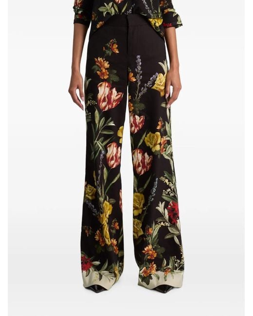 Alice + Olivia Black Dylan Trousers