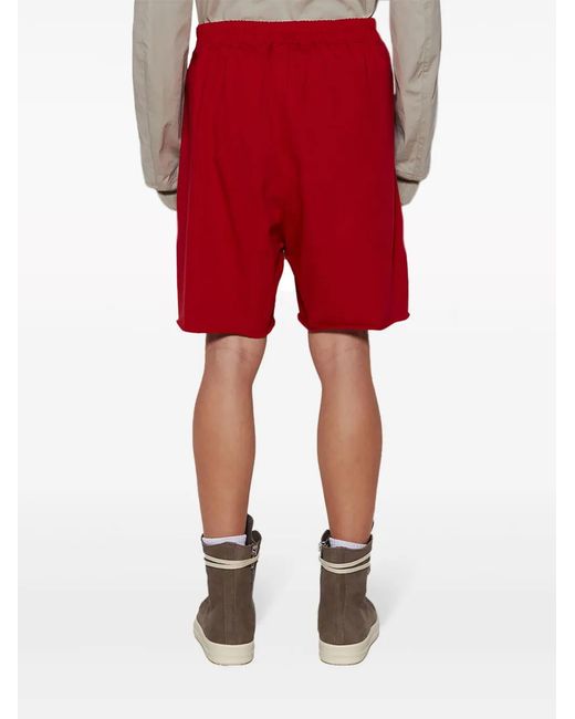 Rick Owens Red Shorts for men