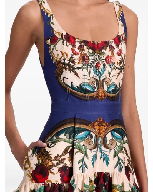 Alice + Olivia White Diana Kleid