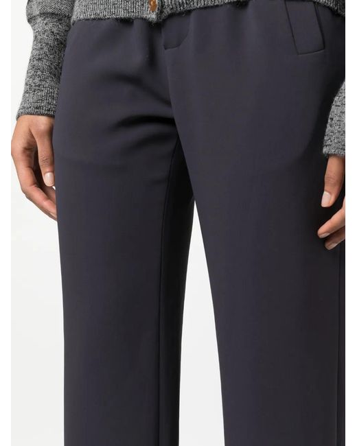 Vivienne Westwood Blue Straight-Leg Tailored Trousers