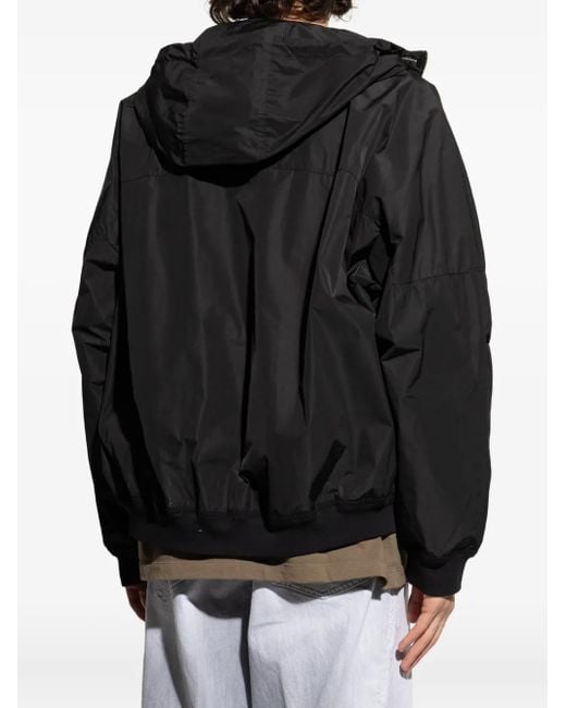 メンズ DSquared² フーデッド ジップジャケット Black
