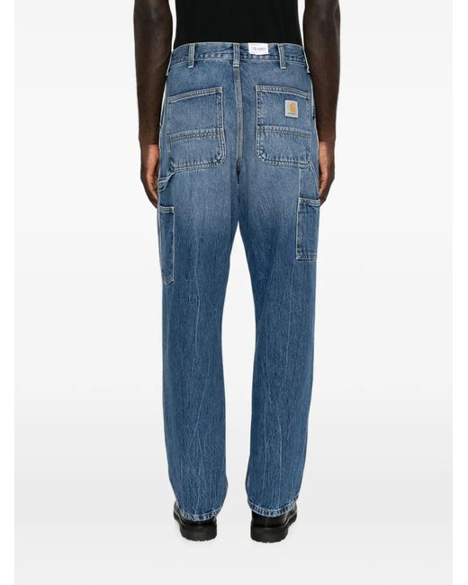 Carhartt Blue Single Knee Jeans for men
