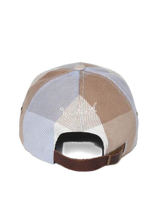 Woolrich Gray Casquette À Patch Logo Devant
