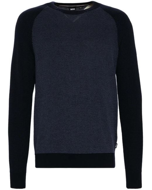Boss Blue Dairon Sweatshirt for men