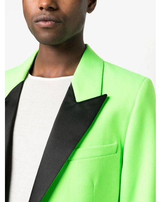 Blazer Con Botones AMI de color Green