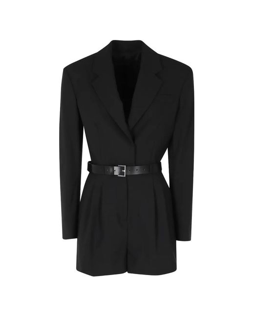 Dondup Black Tailored Playsuit