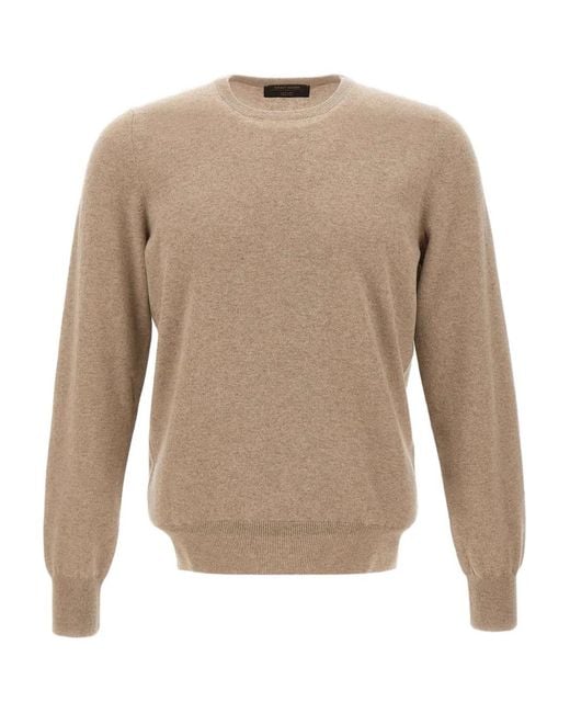 Gran Sasso Natural Crew-Neck Top for men