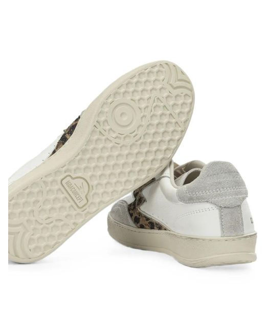 Moa Concept White Baskets À Imprimé Léopard