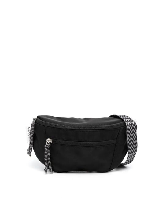Lanvin Black Small Curb Bum Bag for men