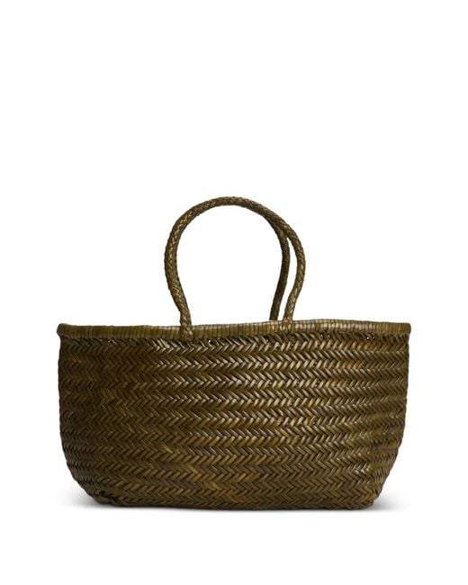 Dragon Diffusion Green Small Triple Jump Tote Bag