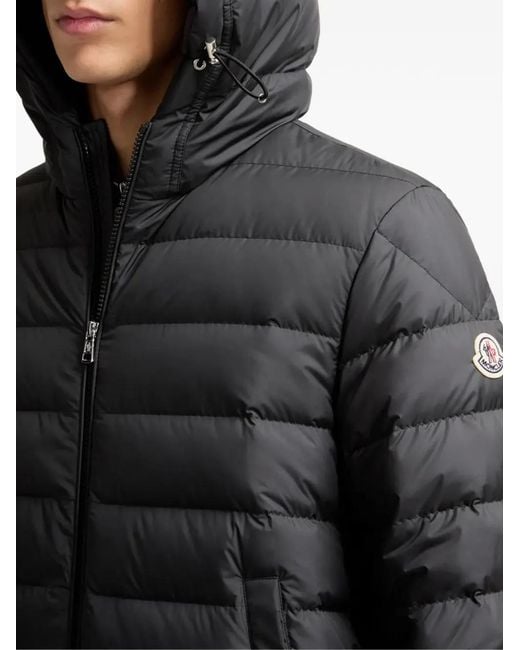 Moncler Black Down-Filled Adjustable Hood Coat Size 3 for men