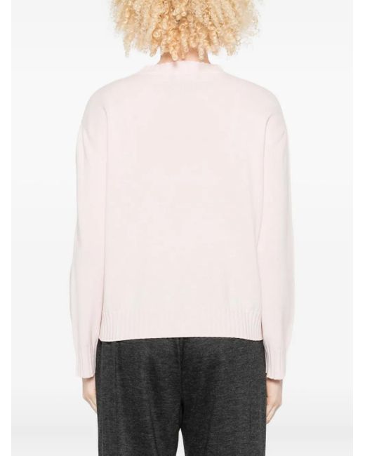 Fabiana Filippi Pink Crew-Neck Sweater