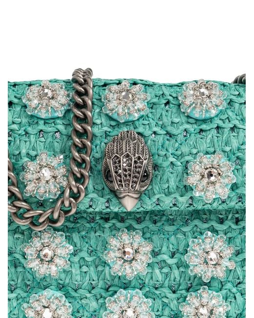 Kurt Geiger Green Mini Sac À Bandoulière Kensington